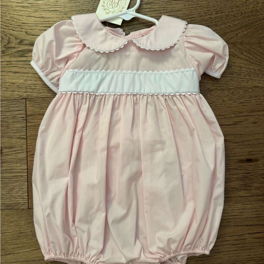 The Beaufort Bonnet Company Pink and White One Piece